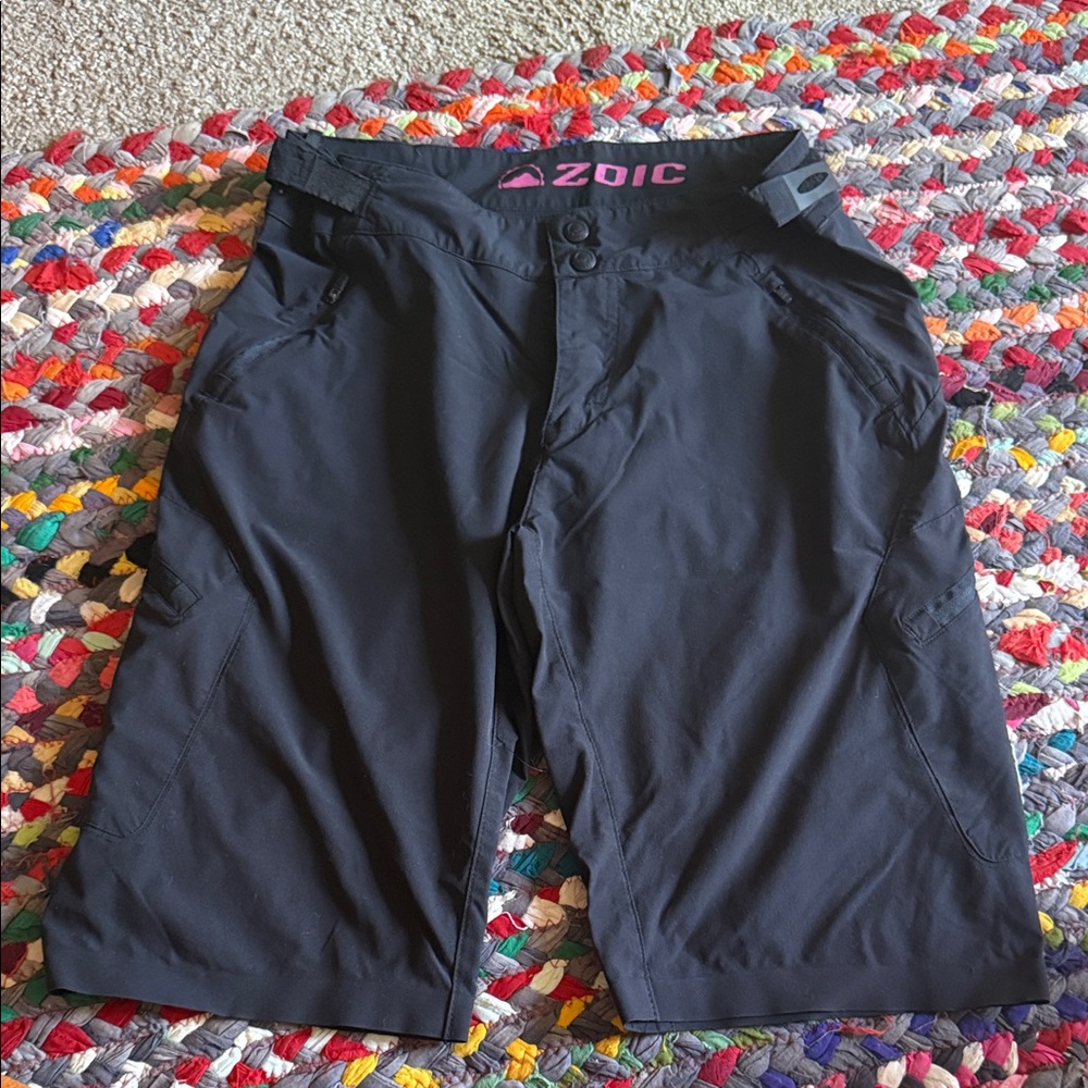 Zoic Black Cycling Shorts Sz M